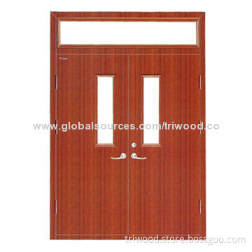 Wooden Fire Rated Door with Perlite fireproof board and 0.5H, 1H ,1.5H Fire Rating